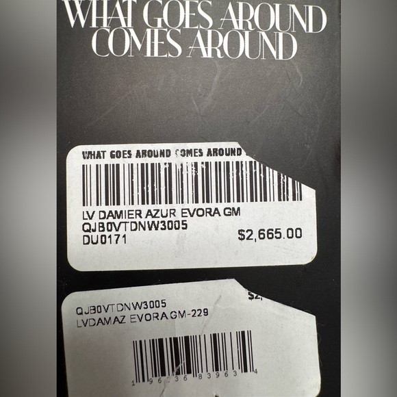 Beautiful Authentic LV Damier Azur Evora GM Handbag - Picture 15 of 16